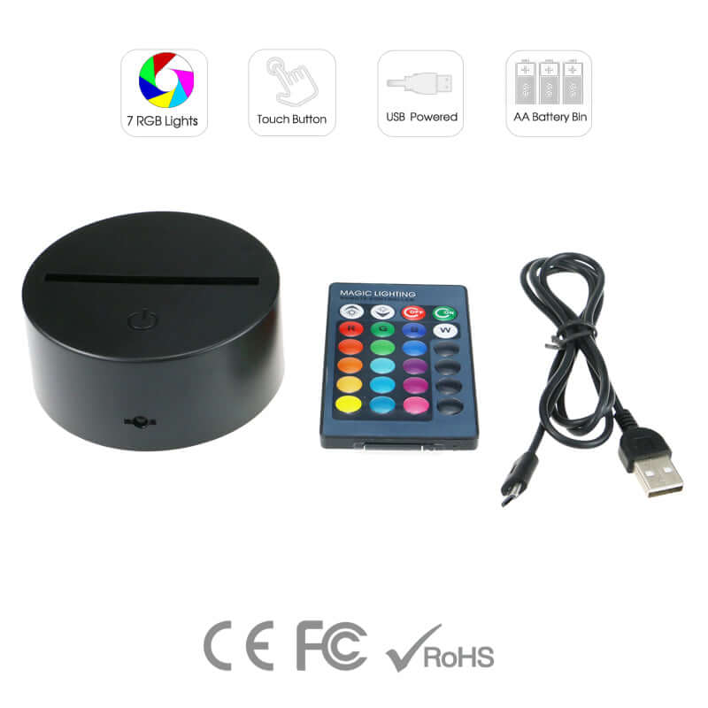 M270 MLRS  - 3D Optical Illusion Lamp - carve-craftworks-llc