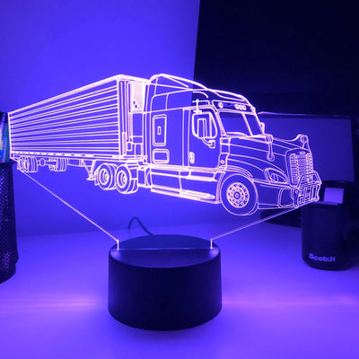 Vehicle 3D Optical Illusion Lamps
