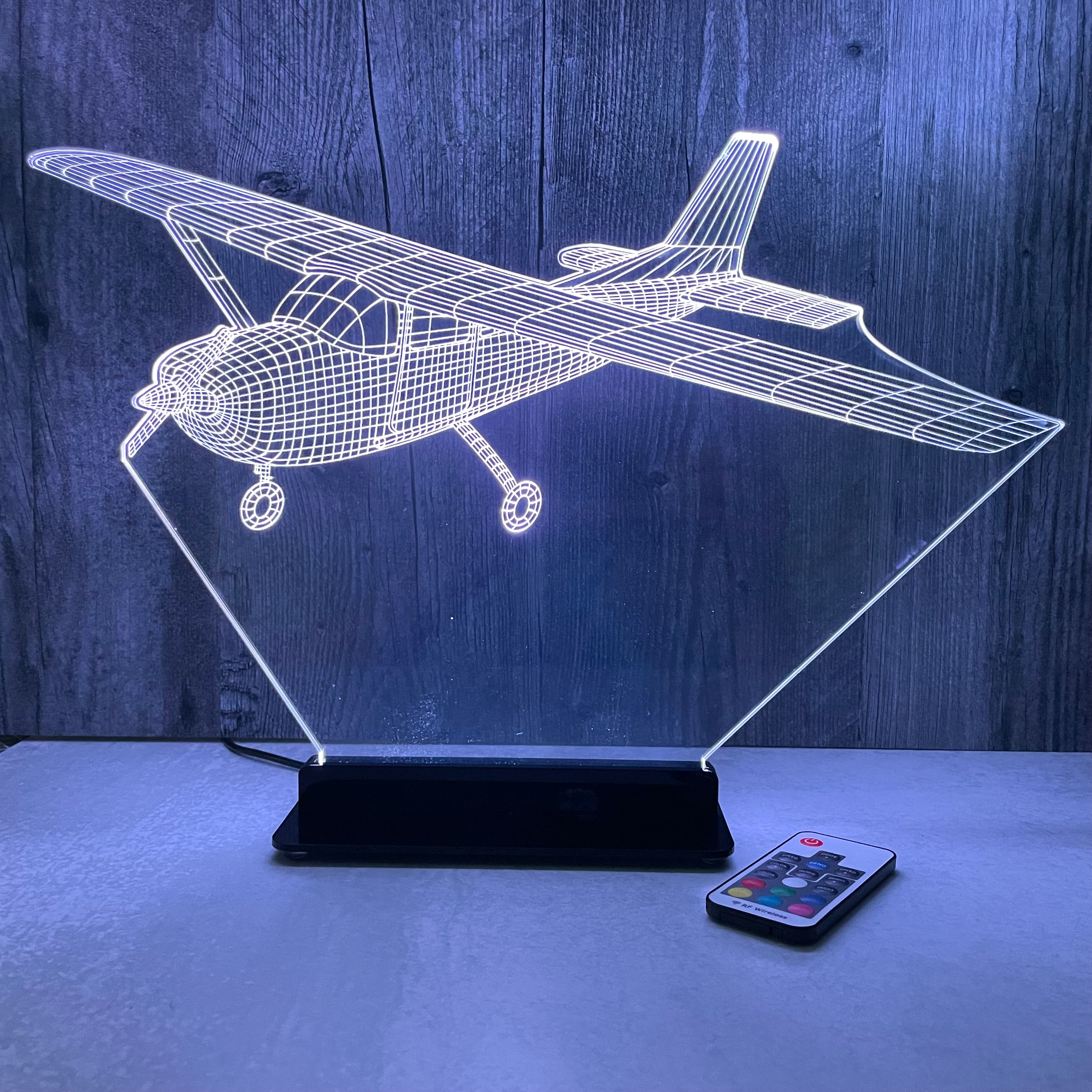 Civilian Aircraft Premium Acrylic Display – Carve Craftworks, LLC