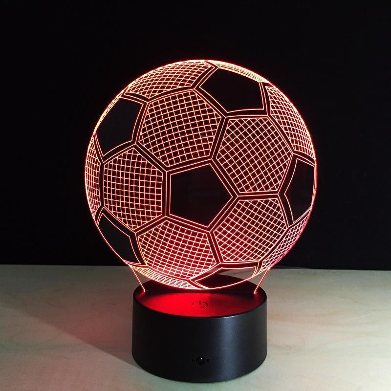 Universal - Football Football 3D Vision Illusion Lampe de nuit