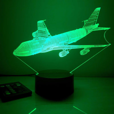 E-4B Nightwatch - 3D Optical Illusion Lamp - carve-craftworks-llc