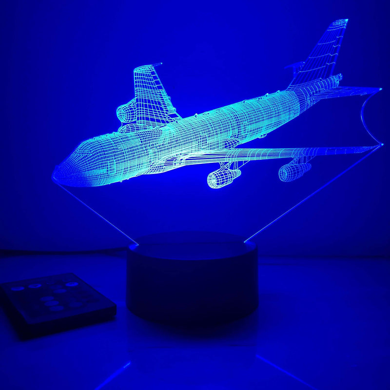 E-4B Nightwatch - 3D Optical Illusion Lamp - carve-craftworks-llc