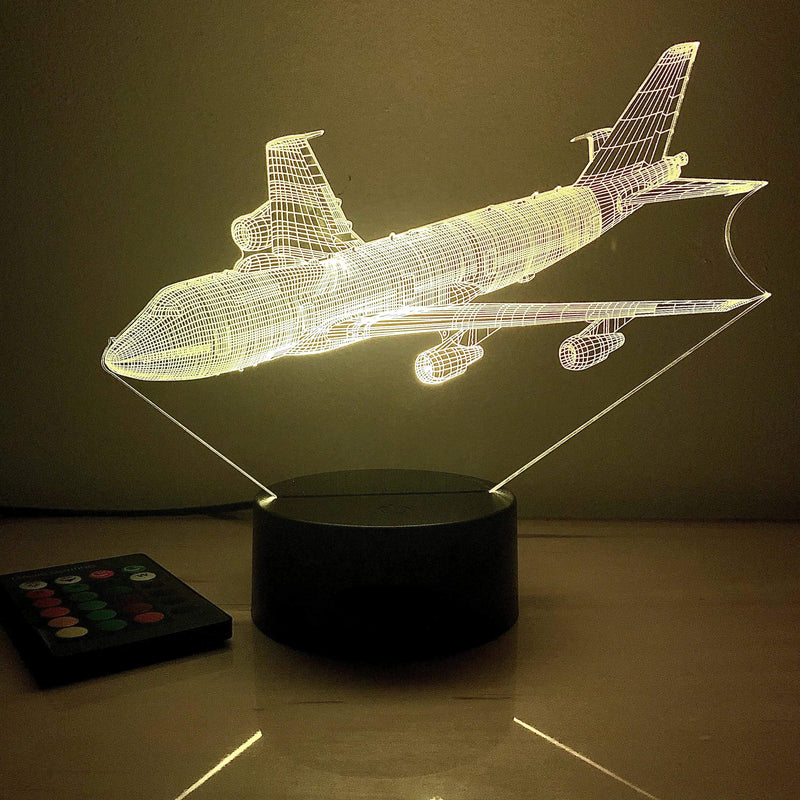 E-4B Nightwatch - 3D Optical Illusion Lamp - carve-craftworks-llc