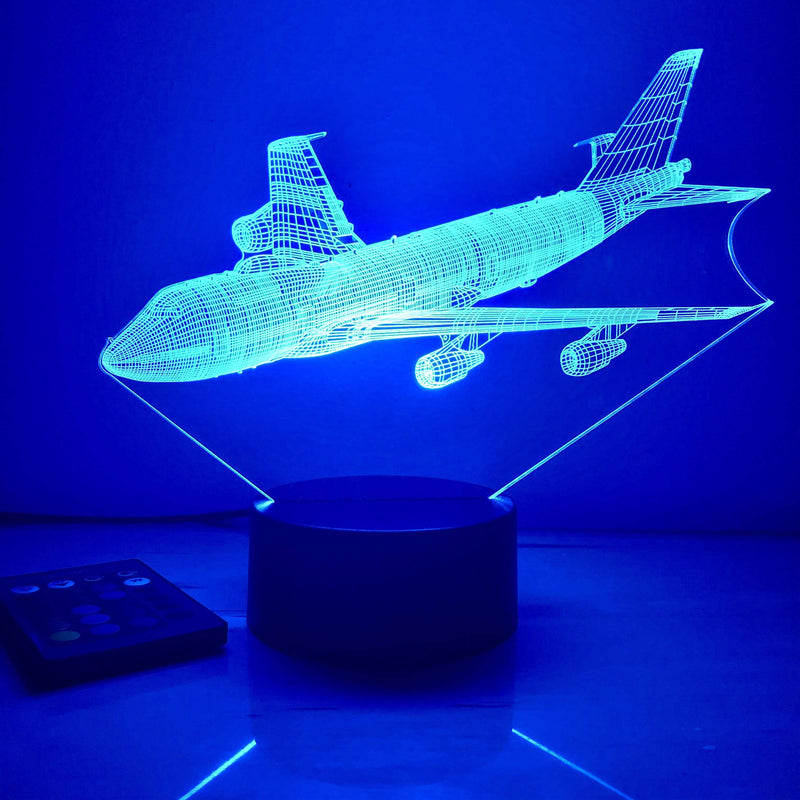 E-4B Nightwatch - 3D Optical Illusion Lamp - carve-craftworks-llc