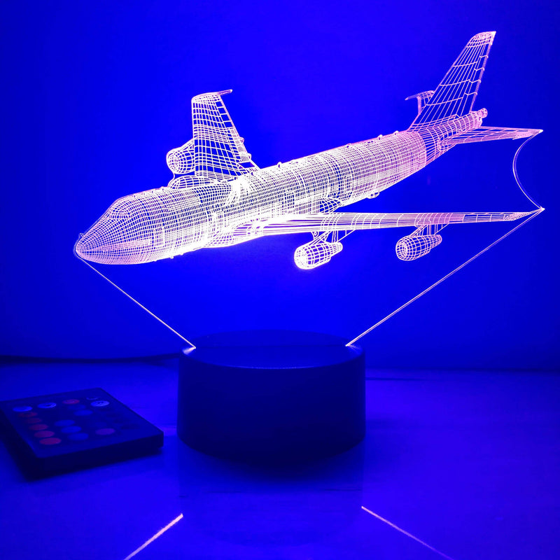 E-4B Nightwatch - 3D Optical Illusion Lamp - carve-craftworks-llc