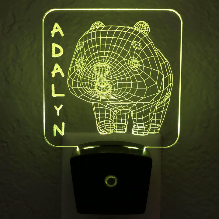 Add a name - Panda Night Light - carve-craftworks-llc
