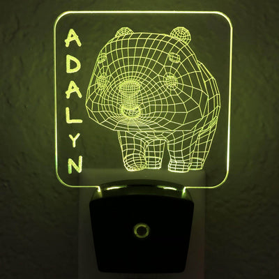 Add a name - Panda Night Light - carve-craftworks-llc