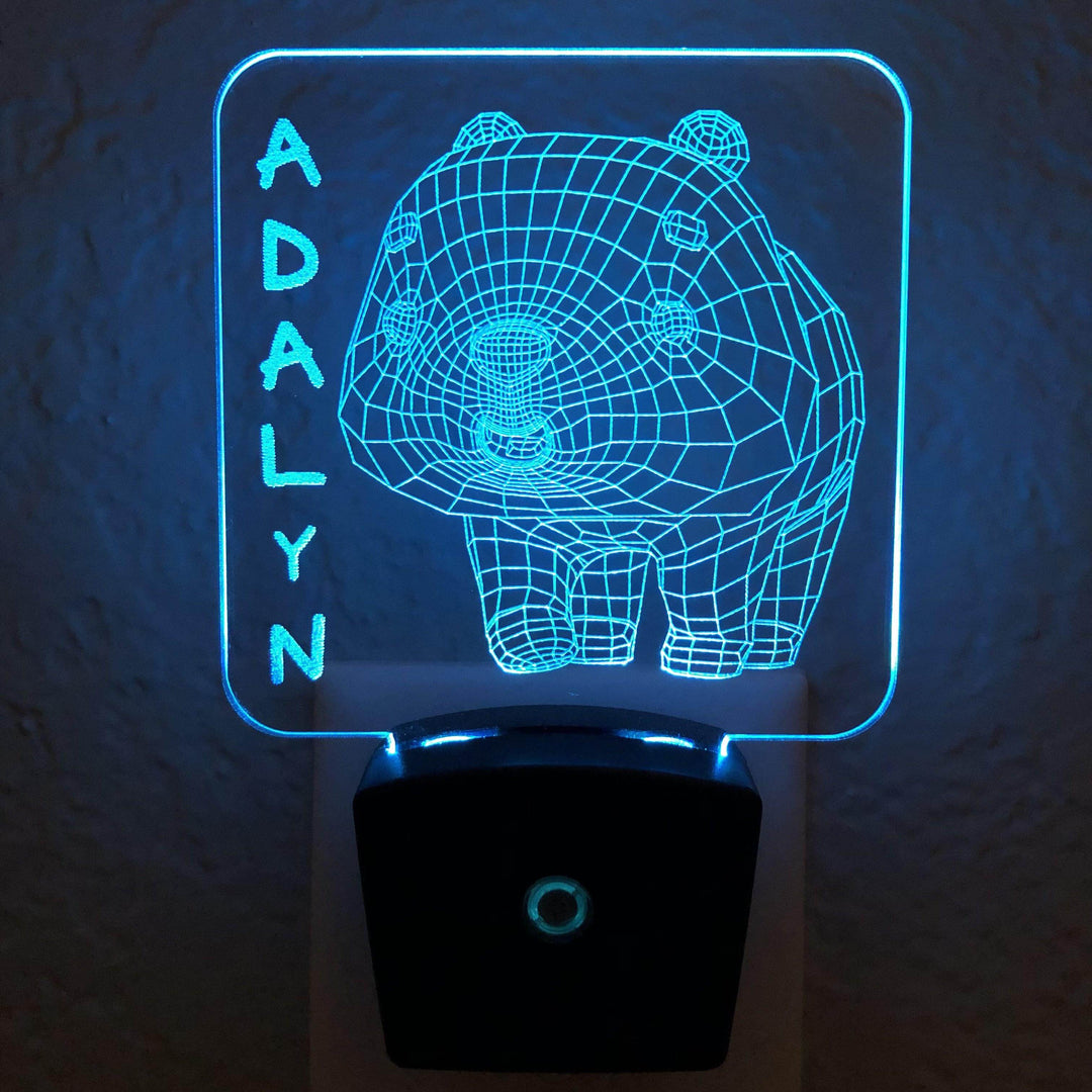 Add a name - Panda Night Light - carve-craftworks-llc