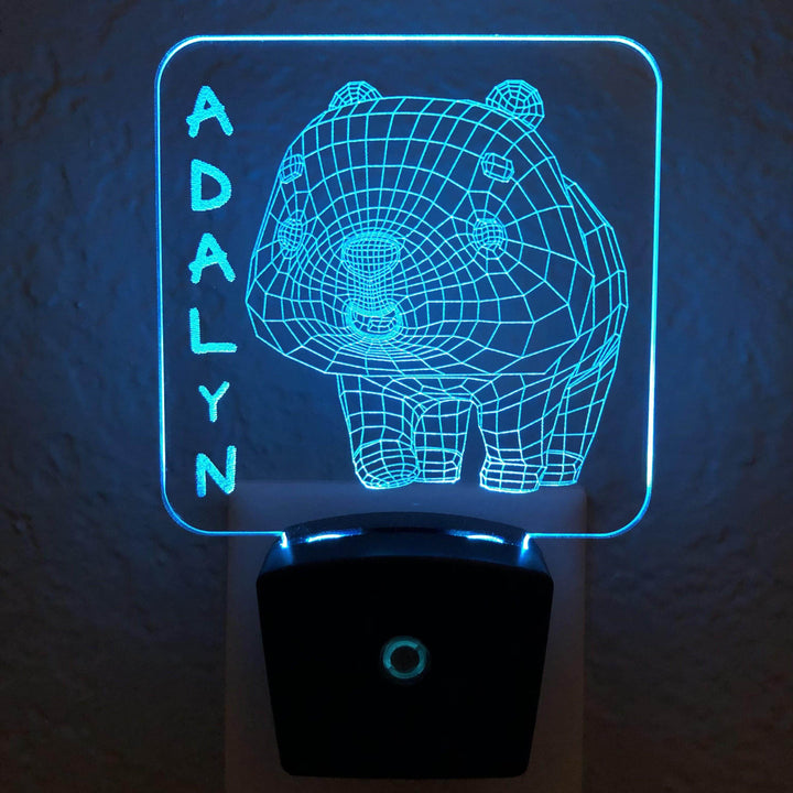 Add a name - Panda Night Light - carve-craftworks-llc