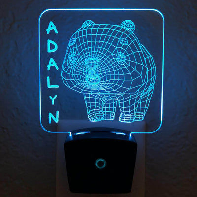 Add a name - Panda Night Light - carve-craftworks-llc
