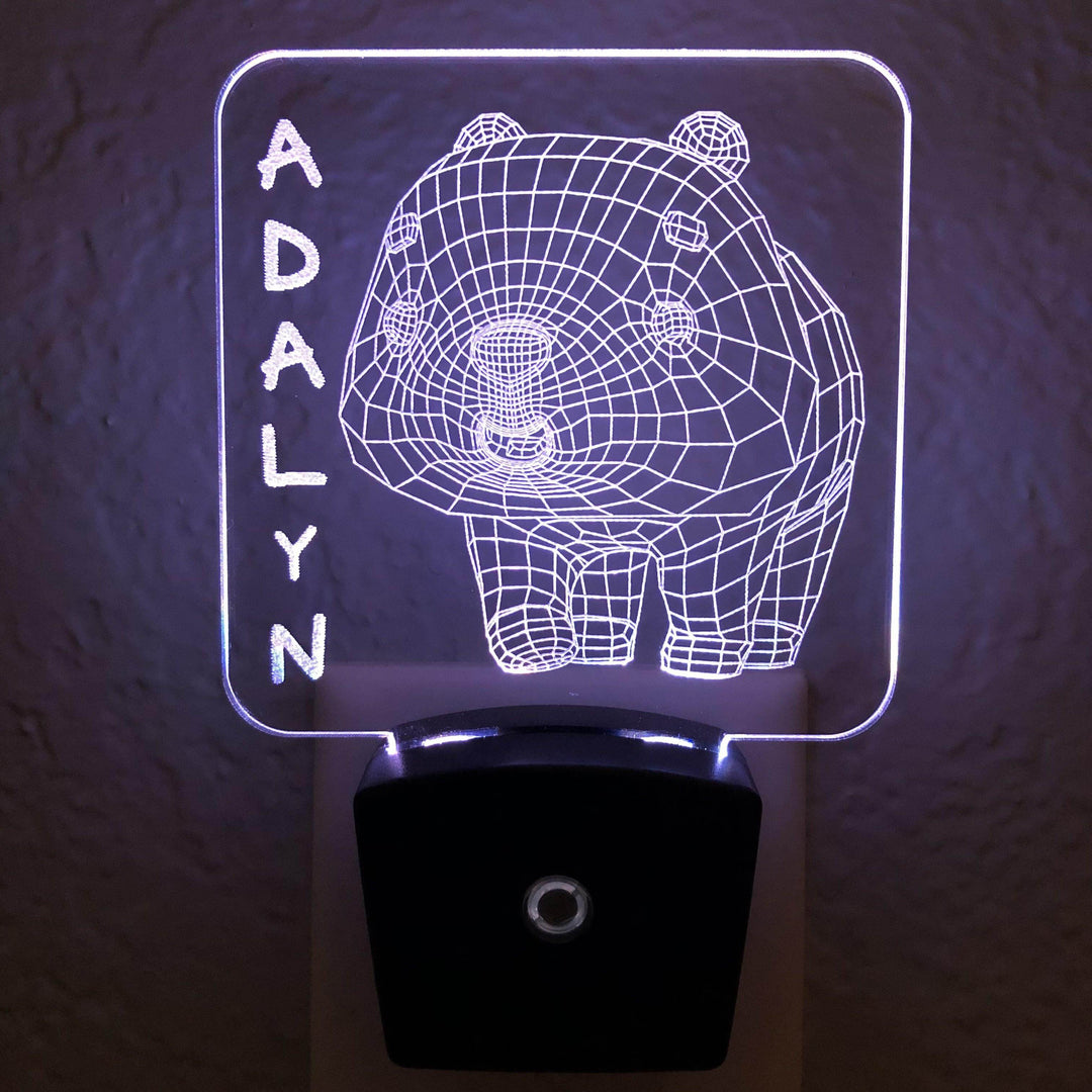 Add a name - Panda Night Light - carve-craftworks-llc