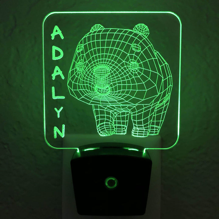 Add a name - Panda Night Light - carve-craftworks-llc