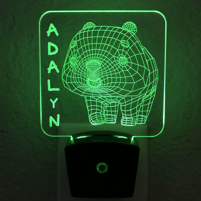 Add a name - Panda Night Light - carve-craftworks-llc
