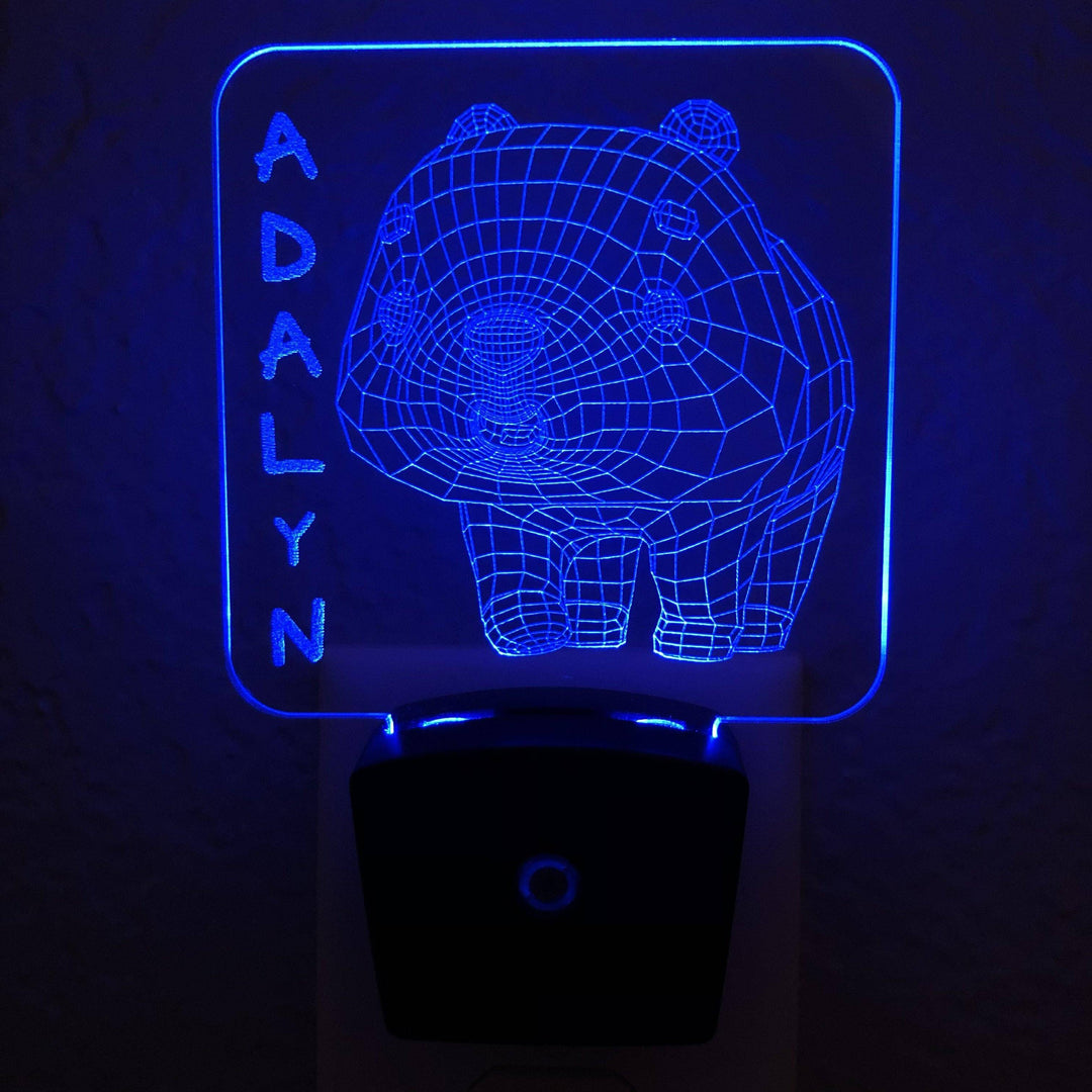 Add a name - Panda Night Light - carve-craftworks-llc