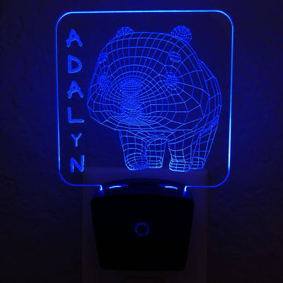 Add a name - Panda Night Light - carve-craftworks-llc