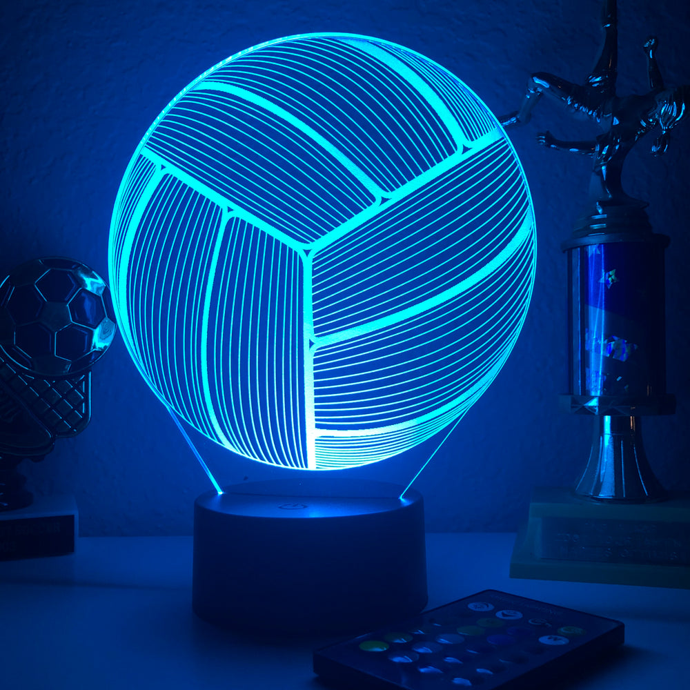 Volleyball - 3D Optical Lamp Night Light - carve-craftworks-llc