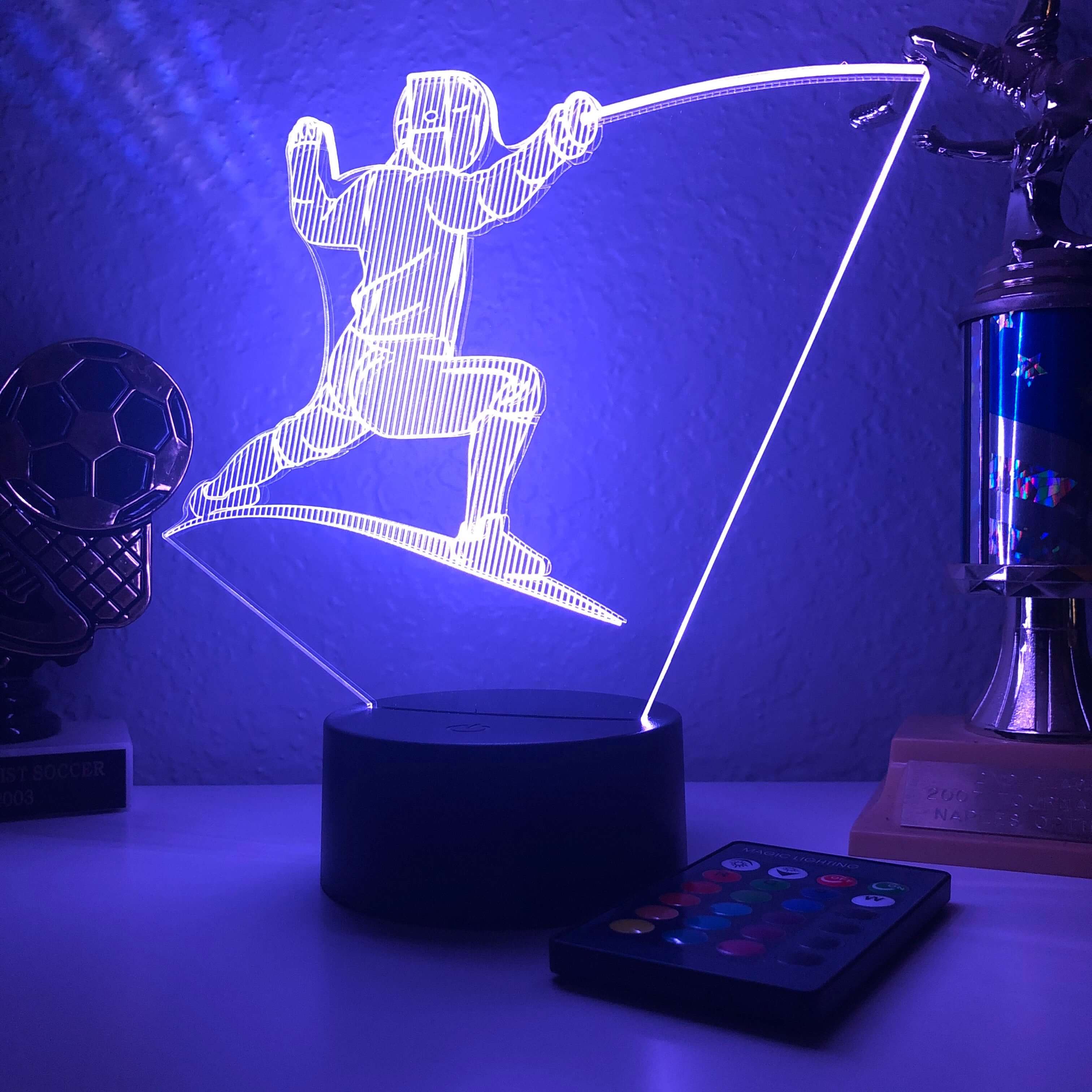 Baseball 3d illusion lamp hotsell
