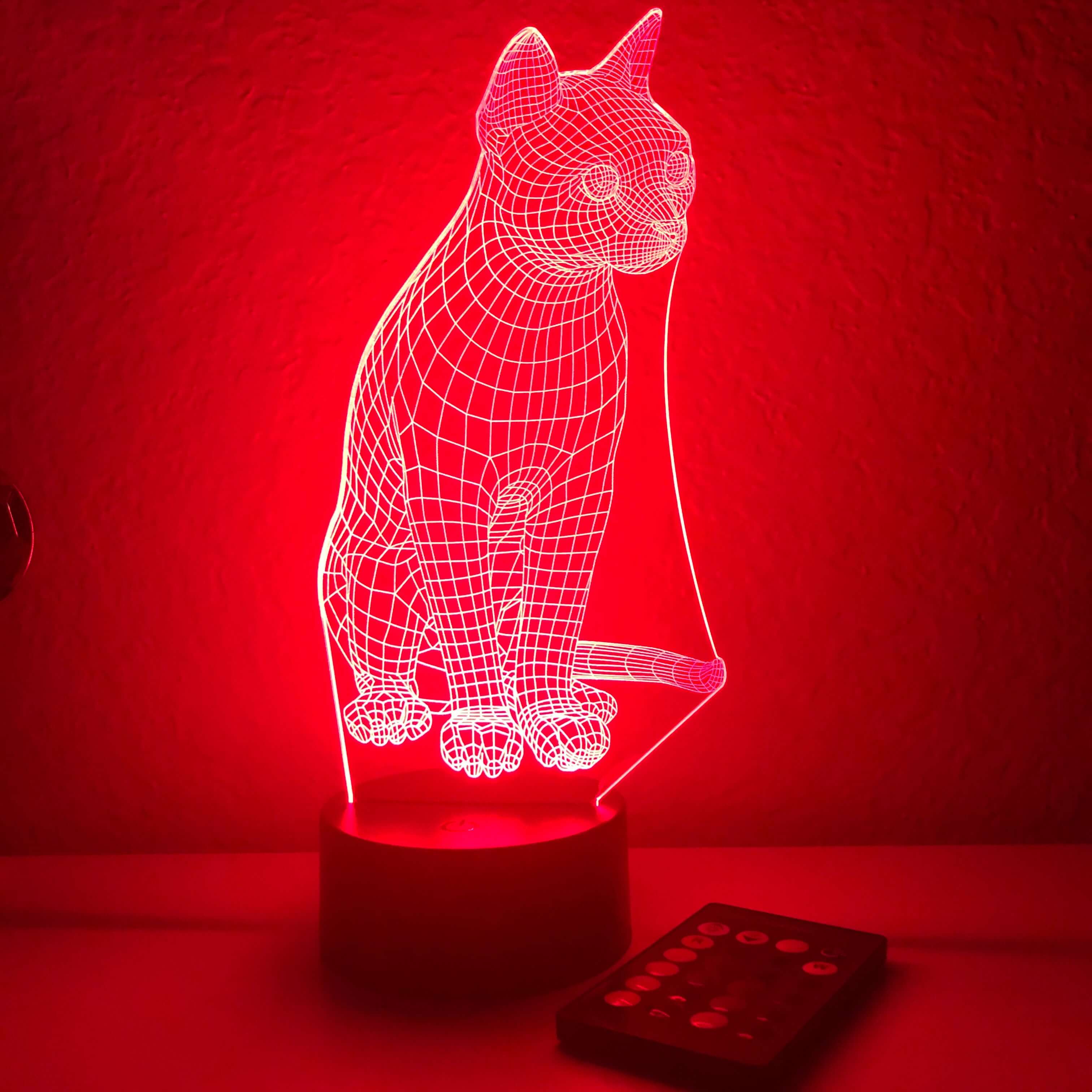 3d cat lamp new arrivals