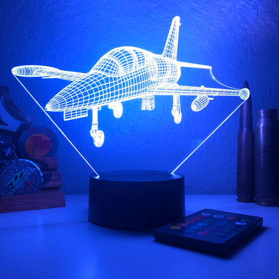 L-39 Albatros - 3D Optical Illusion Lamp - carve-craftworks-llc