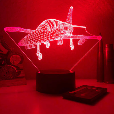 L-39 Albatros - 3D Optical Illusion Lamp - carve-craftworks-llc